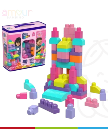 Bolsa De Construcción Grande De 80 Bloques